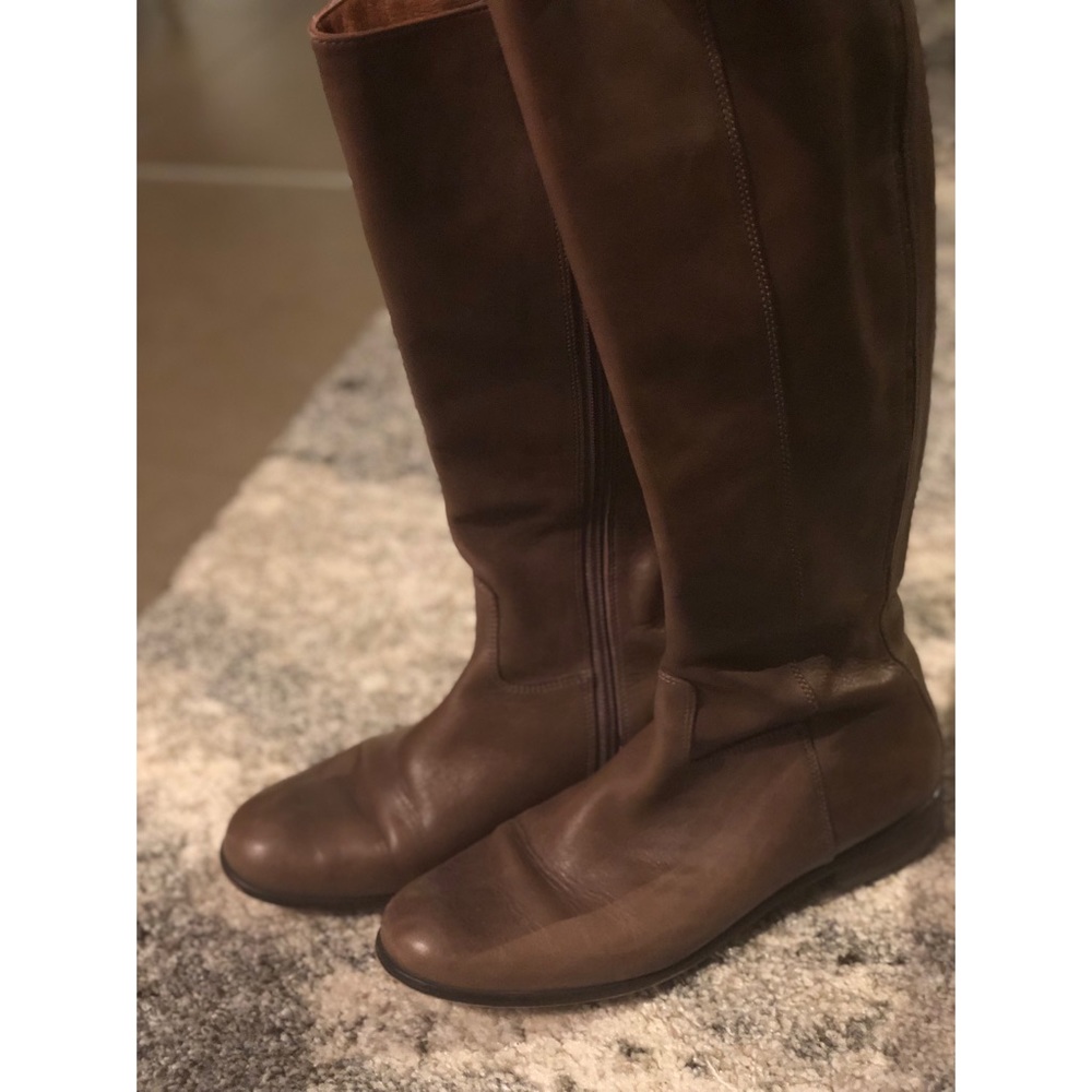 Amazing Corso Como taupe riding boots
